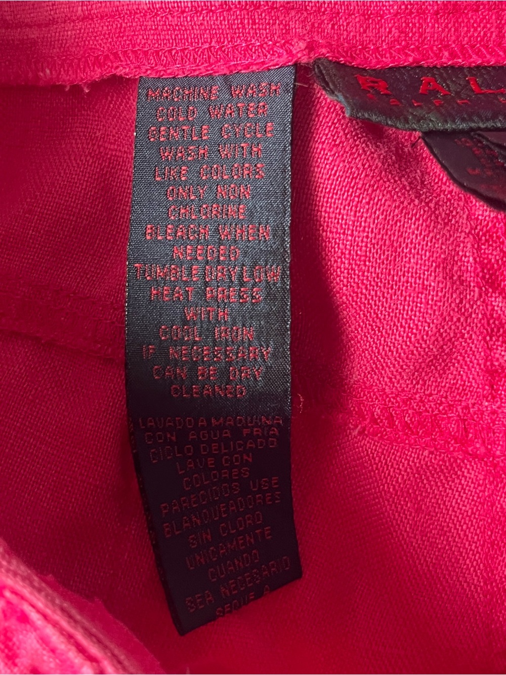 Ralph Lauren Pink and Green Linen Blend Jeans Bundle - Picture 13 of 15